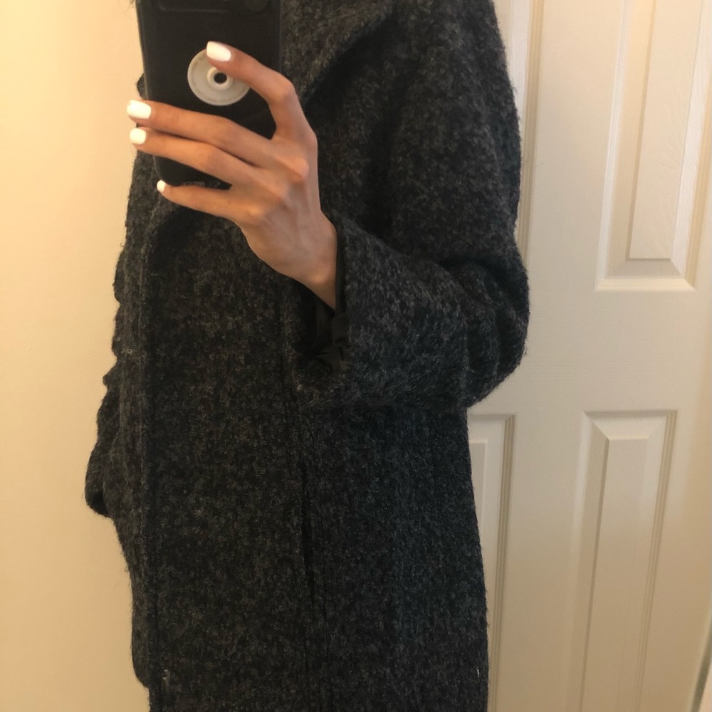 Anne Klein black/gray coat